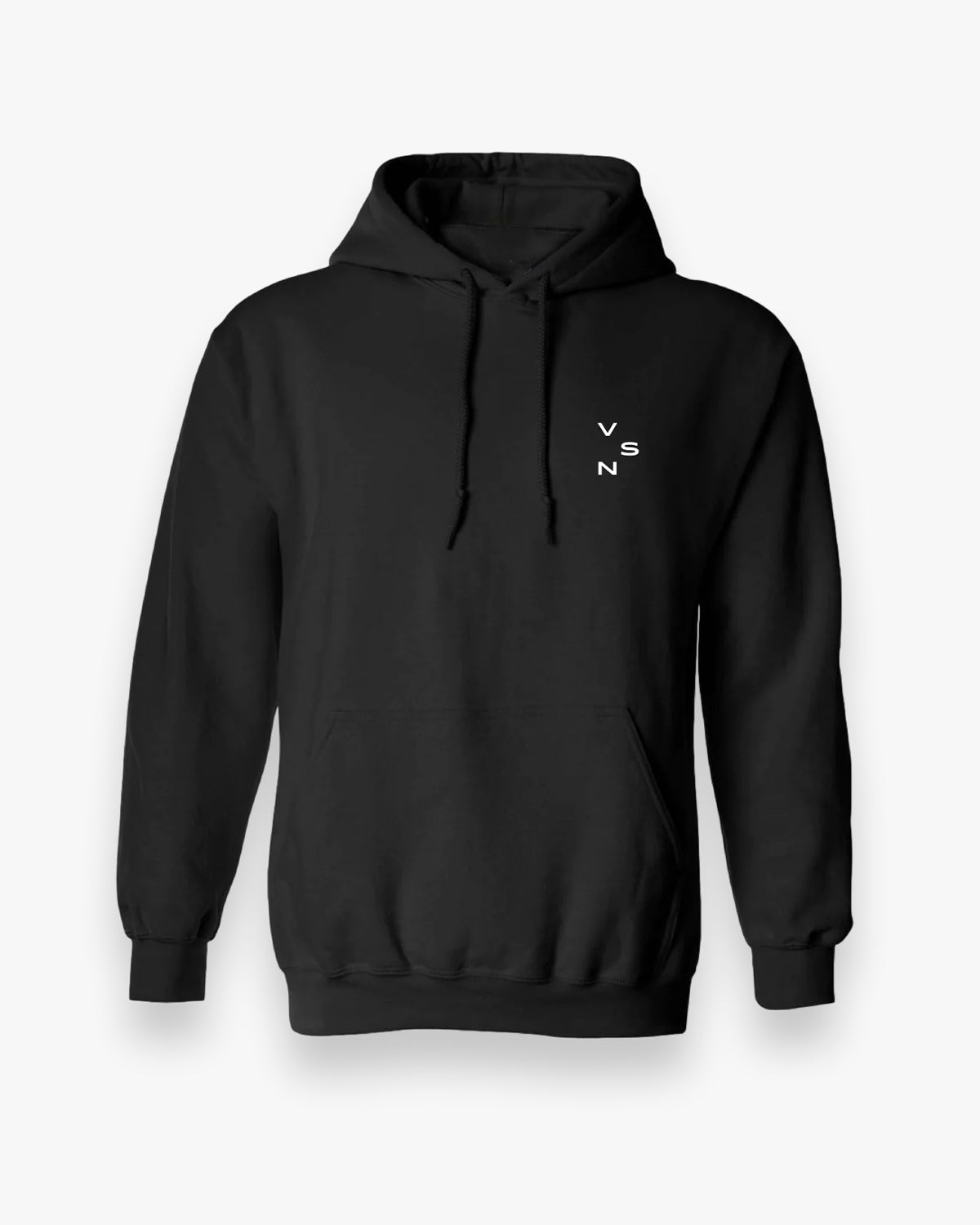 VSN LOGO HOODIE - BLACK